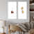 Toile avec cadre blanc