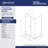 Unidoor Plus 40.5" W x 34.375" D x 72" H Frameless Pivot Rectangle Shower Enclosure with Fixed Panel-1969524871