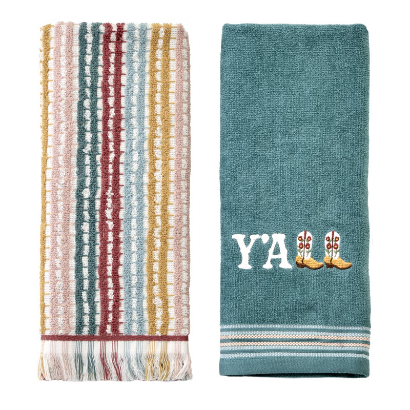 YALL 2PC HAND SET-TEAL/MULTI
