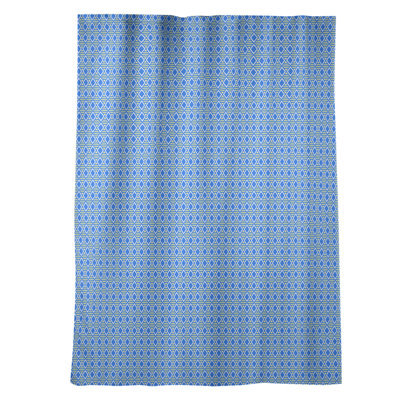 Panneau de rideau simple occultant et isolant avec passe-tringle diamants window Avicia