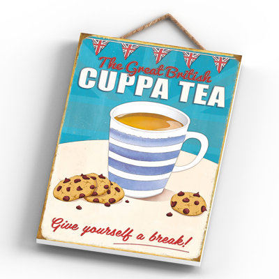 British Tea - Print on MDF