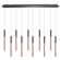 Baileyton 10 - Light Kitchen Island Linear LED Pendant