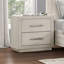 Table de chevet, gris clair