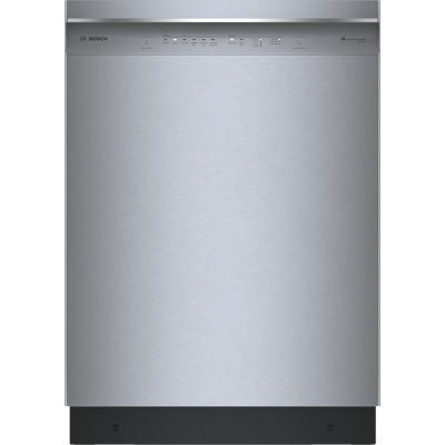 300 Series 24"" Stainless Steel Front Control Built-In Dishwasher with 3Rd Rack -  Bosch, SHE53C85N