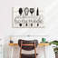 Ensemble de 3 outils de cuisine sur toile Happiness Is Hommade-302598405