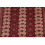 Tapis rouge en laine noué à la main de conception unique 3 pi 2 po x 4 pi 3 po Shyam