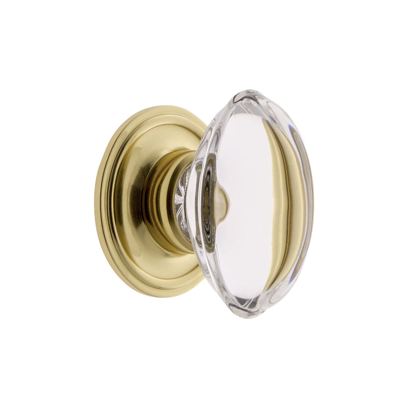 Provence Cabinet Knob, Polished Brass