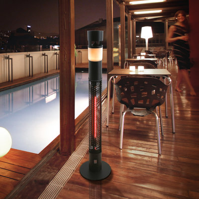 Iwar Iron Electric Standing Patio Heater