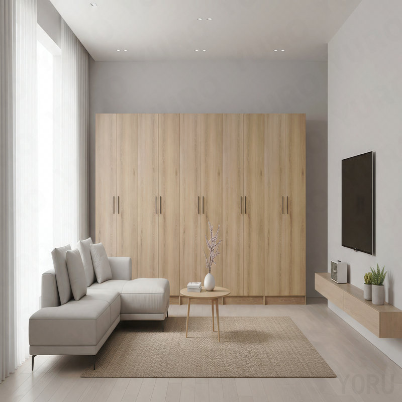 Armoire polyvalente 5 pièces pour la maison - Chêne