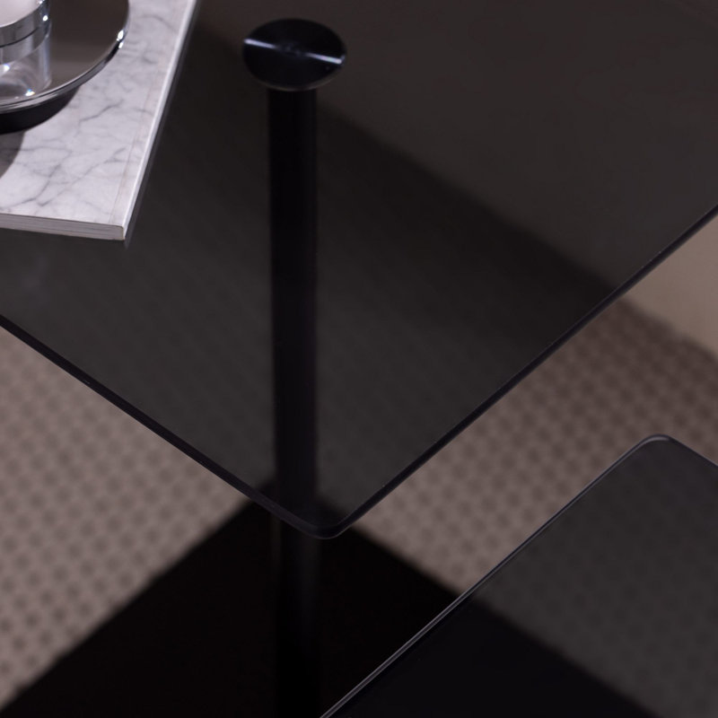 Ensemble de tables basses, Fumée, Noir