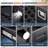 Re Labida Floor Under Bed Safe, Digital Drawer safe, Heavy Duty Gun Safe for Rifles 7.8"H Quick Access Security Safe, Rifle Safe with Alarm System, Mute Mode & Ratchet Tie Down Strap for Bedroom Closet Truck