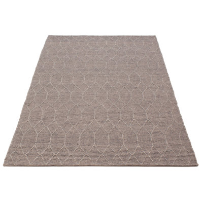 Stanesha Wool Geometric Indoor Rug