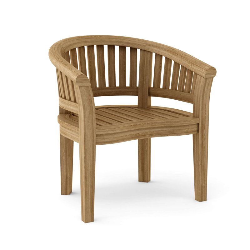 Curve Outdoor Teak Lounge Chair