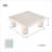 Aluminum Outdoor Coffee Table – 27" Square Low-Profile Design