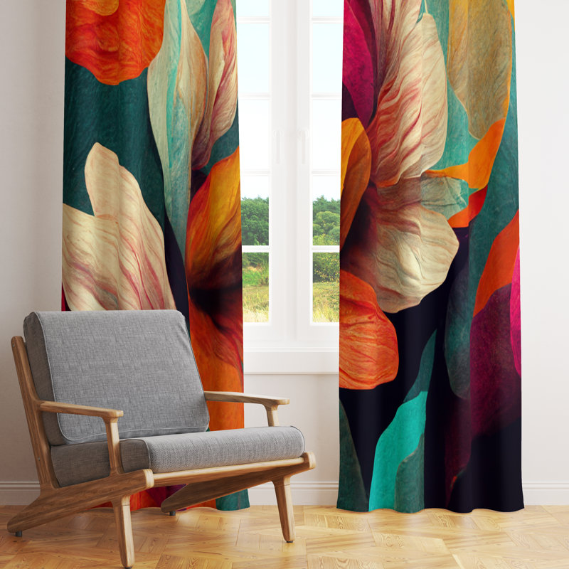 Semi Sheer Curtain Pair, 20" W x 61" L