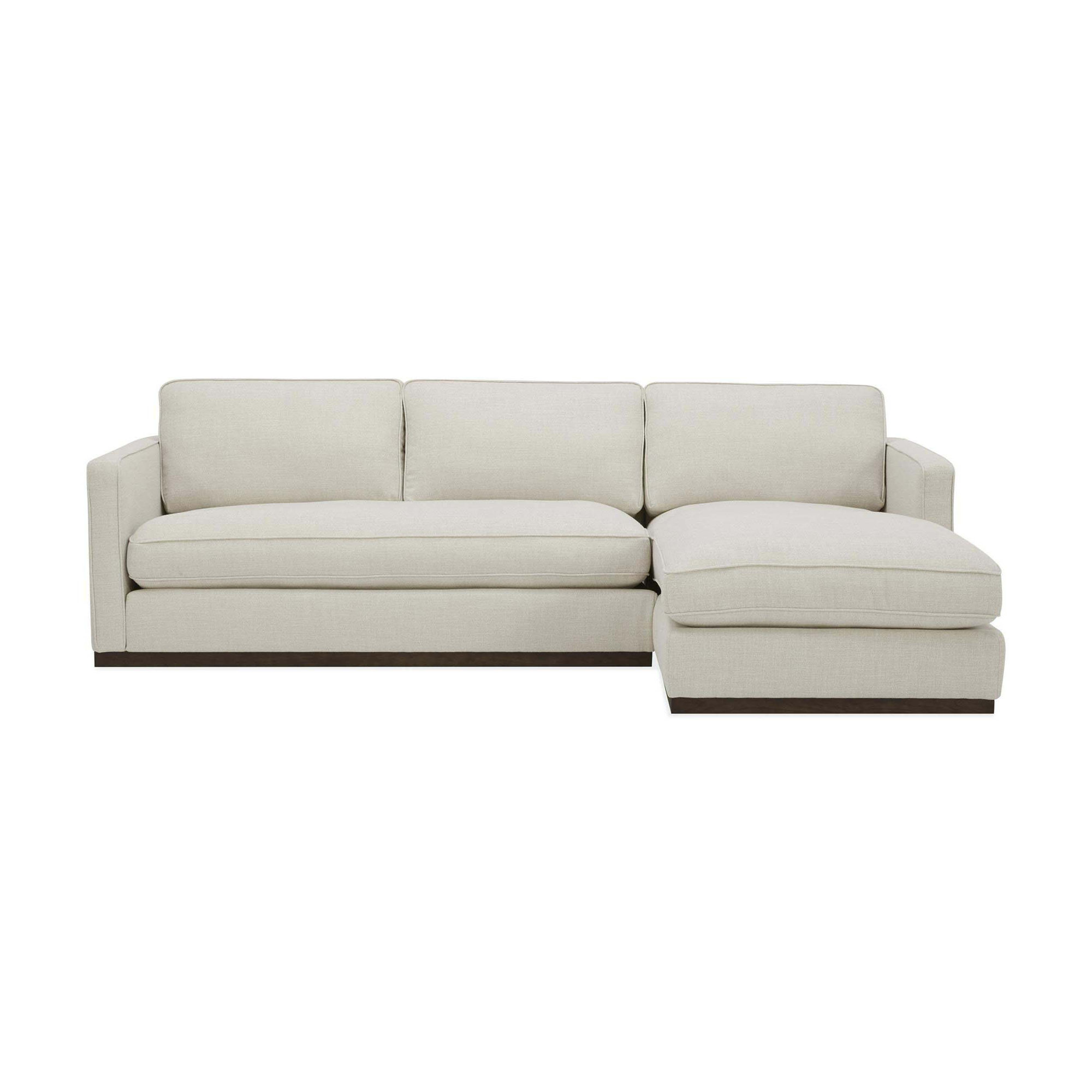 Bobbi 3 Piece Upholstered Living Room Set, Effie Linen Performance Linen