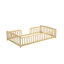 Lit pour tout-petit Montessori, structure en bois de pin (naturel, simple)-2004145998-2004146097