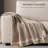 EverGrace 100% Organic Cotton Waffle Throw Blanket-137798814-137798819