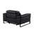 Top Grain Italian Leather Power Reclining Arm Chair with Power Headrests-649976432