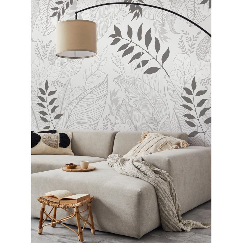 Murale lisse / Couleur: or, L 96 po x L 96 po, Gris