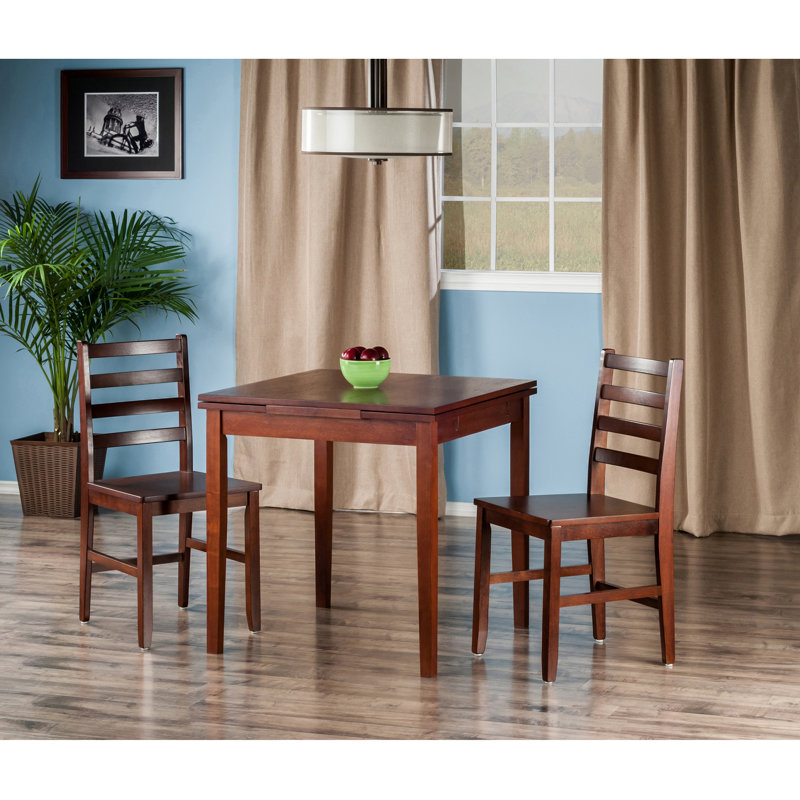 Solid Wood Top Four Leg Dining Set