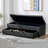 Flap and Drawer Dual Storage Function Solid Wood Storage Ottoman-118494963