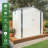6X3.6Ft Metal Outdoor Storage Shed, Tool Shed With Peaked Roof With Clear Window And Lockable Door Compact Metal Tool Shed For Garden, Backyard, Patio, Sundries And Bike Storage-121499176