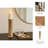 Sleek Candle Holder for Living Room Display - Modern Tabletop Candle Holder in a Natural Finish-87058144
