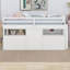 Lit mezzanine avec tiroirs, armoire et tablettes-1940507939