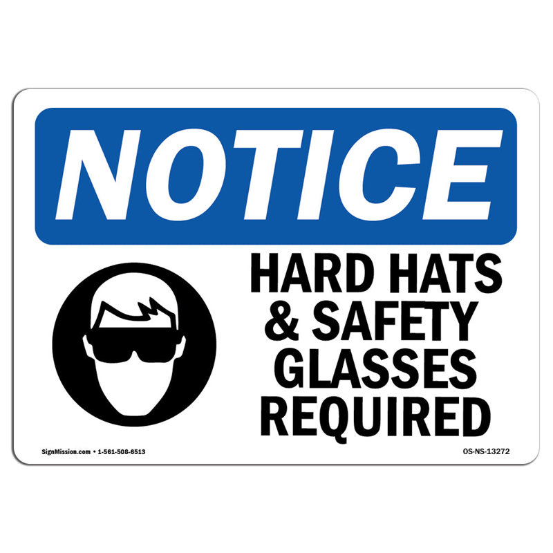 Remarquez que des lunettes de sécurité sont requises