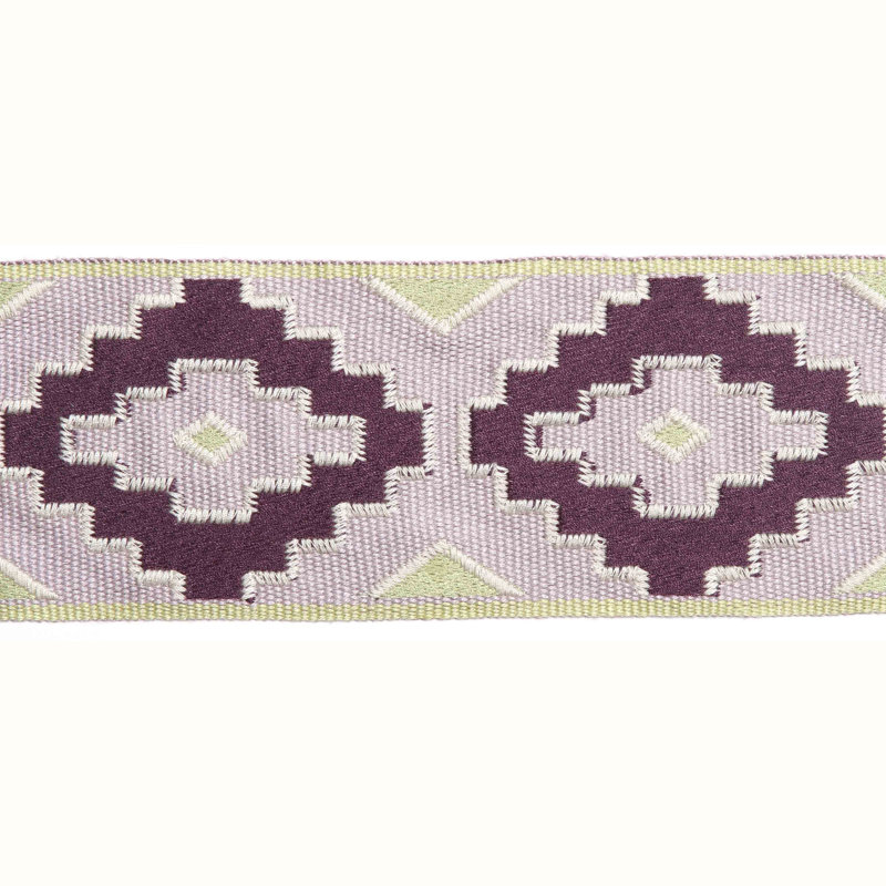 Tissu à baies giarre Chaura, Mauve clair / mauve foncé