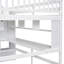 Lit mezzanine en bois massif pour enfants avec bureau intégré et tablettes-1703376553