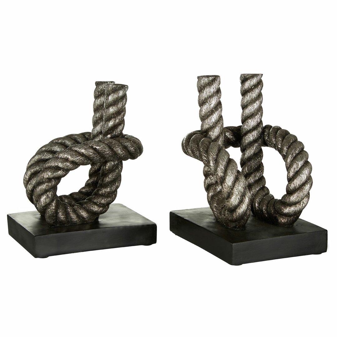 Buchstützen-Set Rope