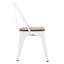 Chaise de patio empilable Yancey-1905717053