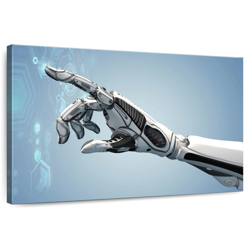 Kelan Futuristic Robot Arm, 32" H x 48" W