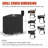 450A Pellet Grill Cover 49 Inch Upgraded 600D Polyester Fabric, Heavy Duty, Waterproof, Weather Resistant Full Length Grill Cover for 450 Series, 550B/550B2/550B4/550C Smoker