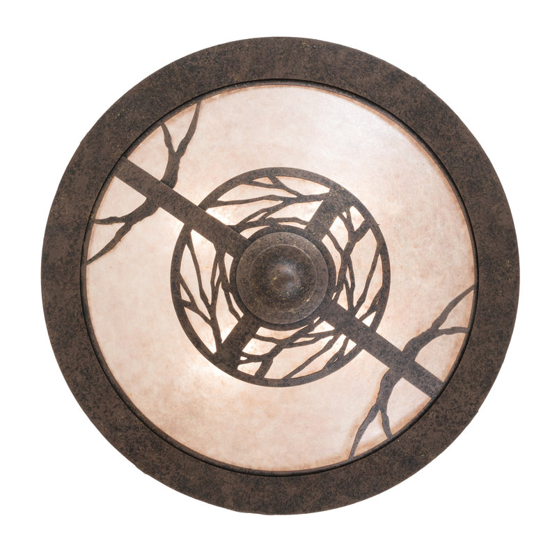 24" Wide Whispering Pines Inverted Pendant