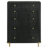 Black 5-Drawer Chest