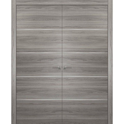 Portes planes en bois massif Planum Flush