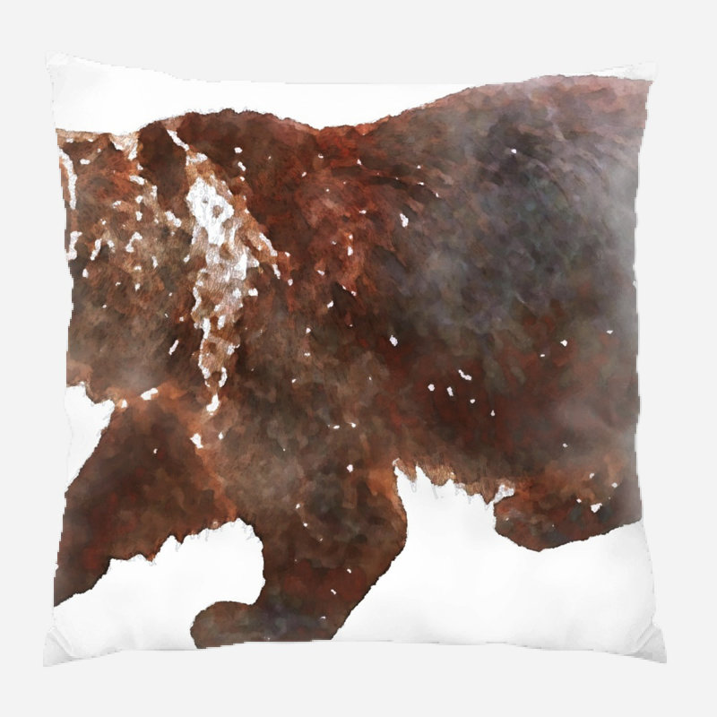 Coussin ours Lindsay, Intérieur, Microsuède