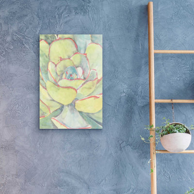 Bungalow Rose ''Succulent Bloom 2'' By Stellar Design Studio, Acrylic Glass Wall Art -  20A00F5AF7A349D29B8673EF3DE36CAB