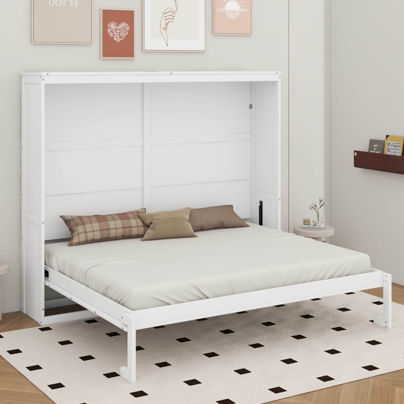 Lit escamotable Murphy, Blanc, Grand lit