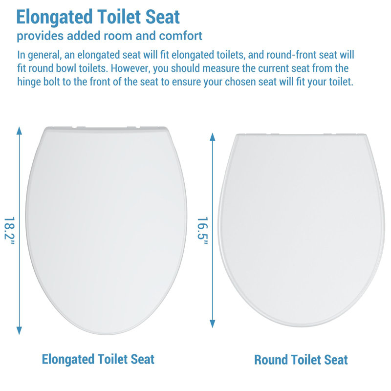 Toilet Seat,Elongated Toilet Seat With Quiet Close, Quick Release Hinges,Slow Close Toilet Seat
