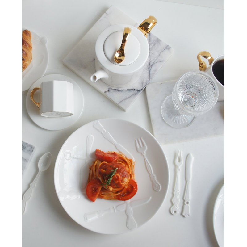 Cutlery Bone China Dinner Plate