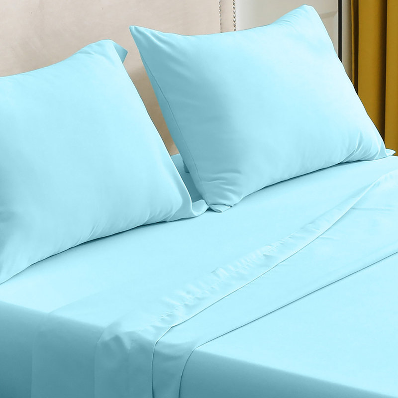 Sateen Sheet Set, Gulf Stream, Queen Sheet Set + Fitted Sheet + 2 Pillowcases