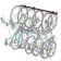 Mount-it! Wheelsup Series Bike Wall Mount For 6 Bikes