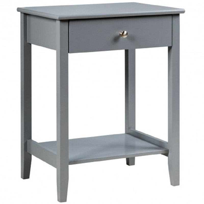 Adris 18.5'' W Nightstand, Gray