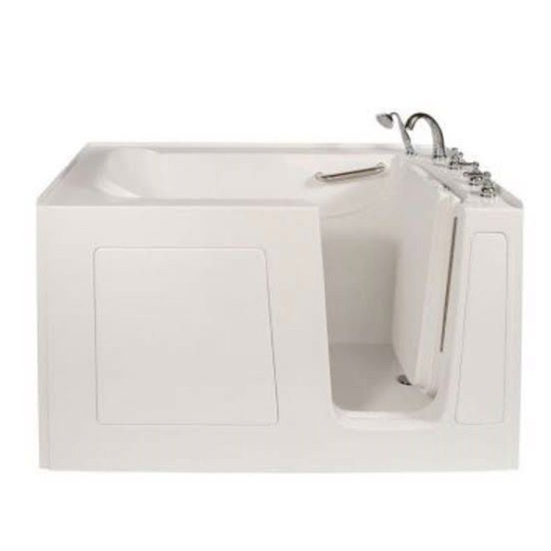 Baignoire tourbillon en fibre de verre avec siège chauffant intégré L 60 po x l 30 po, Droite