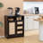 Alcott Hill 3-Drawer Accent Storage Cabinet With Rattan Door And Adjustable Shelf-61367214