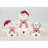 Plush Snowman Lighted Display